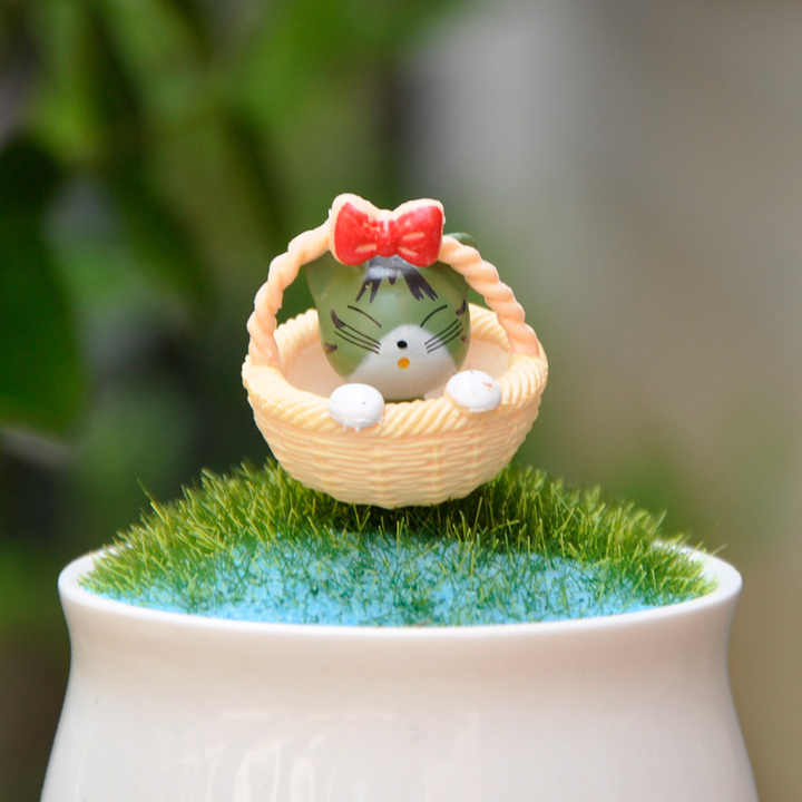 Set of 4 Kitty In The Round Bucket For Home Decor Gift Accessories