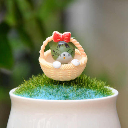 Set of 4 Kitty In The Round Bucket For Home Decor Gift Accessories