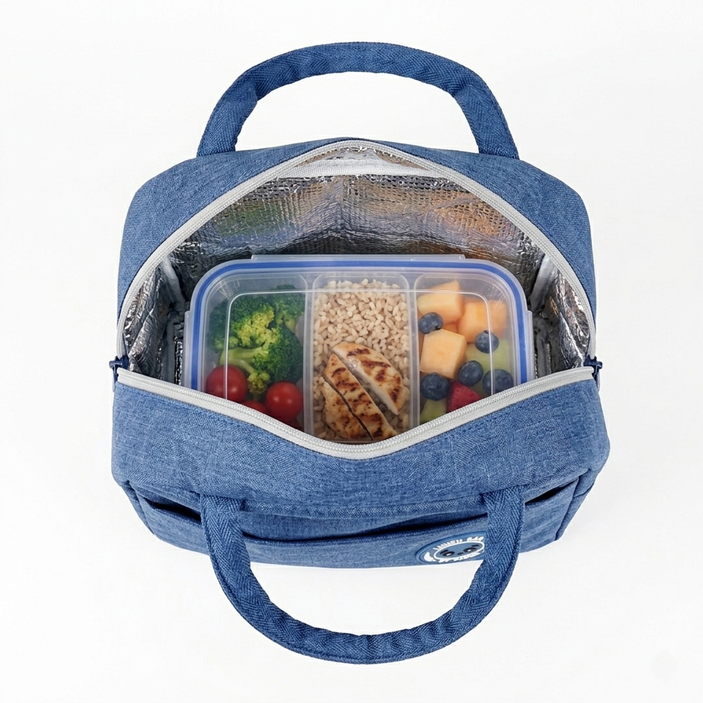 DecorTwist® Kids Insulated Lunch Bag | Cute Lunch Bag for School | Reusable Thermal Tiffin Bag for Boys & Girls