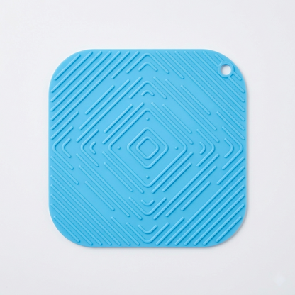 DecorTwist Multipurpose Pot Holder Dining Table Heat Protection Pads| Heat Resistant Anti-Slip Silicone Trivet Mat for Glass Table & Kitchen Countertop