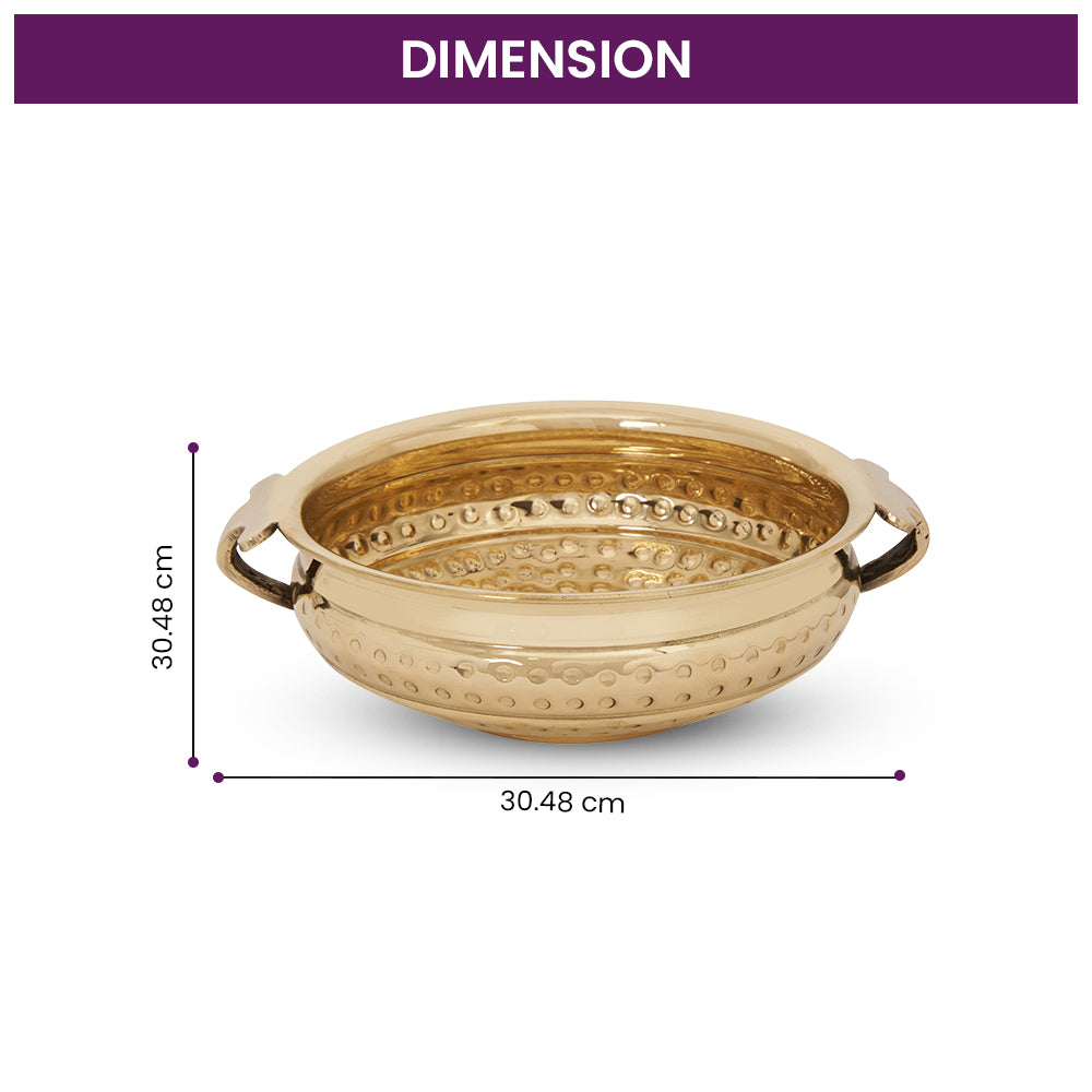 Laavanya 12 Inch Brass Urli