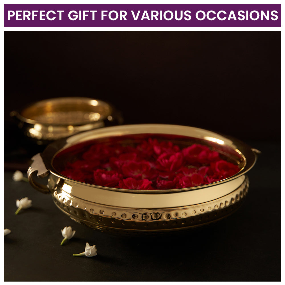 Laavanya 12 Inch Brass Urli