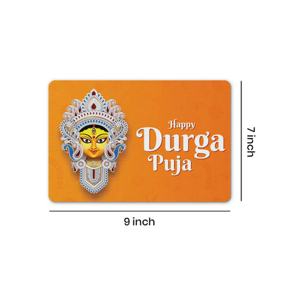 Durga Puja Printed Mouse Pad Non-Slip Spill-Resistant Mousepad with Special-Textured Surface for Laptop, Computer