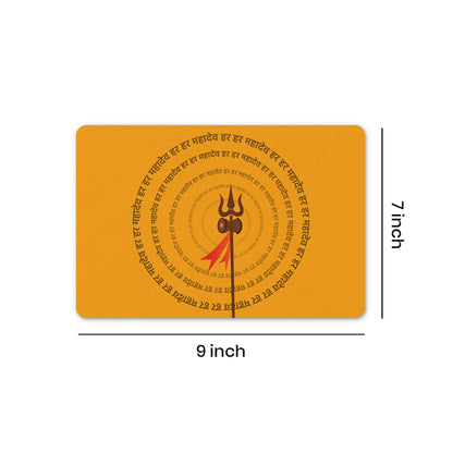 Mantra Printed Mouse Pad Non-Slip Spill-Resistant Mousepad with Special-Textured Surface for Laptop PC