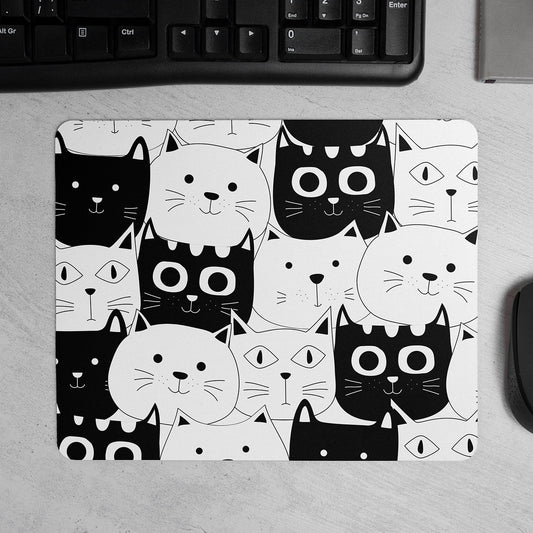 Katty Printed Mouse Pad Non-Slip Rubber Base Desk Mousepad for Laptop PC