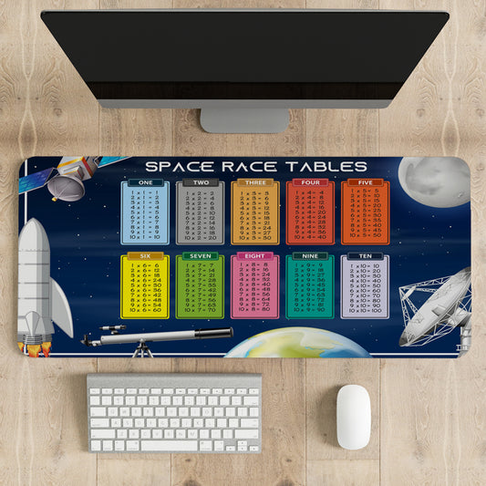 Table Printed Gaming Mouse Pad Large Extended Desk Mouse Pad Non-Slip Spill-Resistant Mousepad with Special-Textured Surface for Gamer Kids