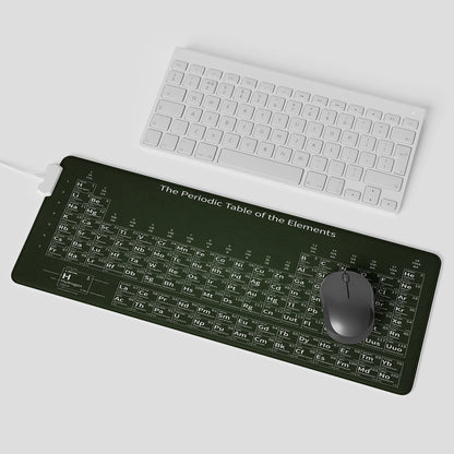 Periodic Table Printed Gaming Mouse Pad Large Extended Desk Mouse Pad Non-Slip Spill-Resistant Mousepad with Special-Textured Surface for Gamer Kids