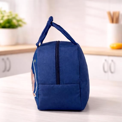DecorTwist® Kids Insulated Lunch Bag | Cute Cartoon Lunch Bag for School | Reusable Thermal Tiffin Bag for Boys & Girls