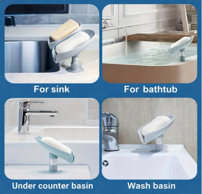 DecorTwist Soap Holder & Travel Soap Case | Bathroom & Travel Soap Storage Solution | Durable Plastic | Multipurpose Use (Soap Holder Pack of 2)