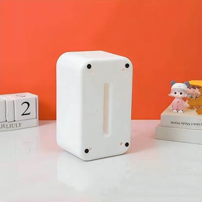 Multi-functional Plastic Desk and Bathroom Organizer 5 Compartments for Cosmetics, Pens, Pencils, and Toothpaste (White)