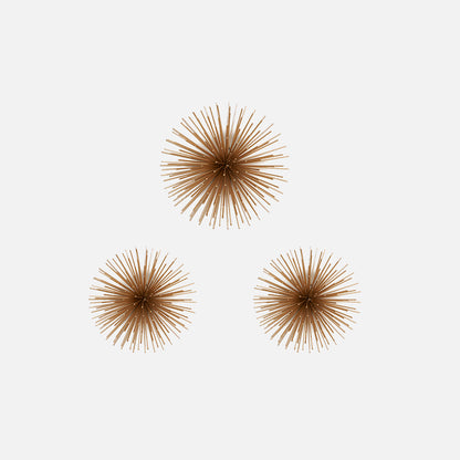 SUNBURST Wall Decor -Golden Black