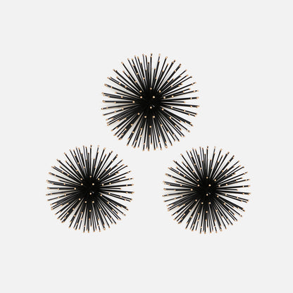 SUNBURST Wall Decor - Black