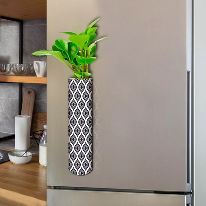 Metal Magnet Black Planter for Fridge