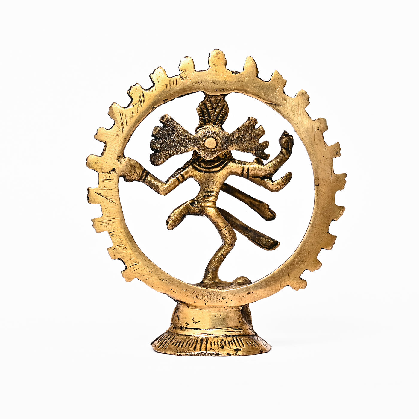 Premium Gold Plated Lord Shiva Dancing Natraj/Nataraja Statue Handcrafted Sculpture for Home and Puja Decor| nataraj Statue for Home|