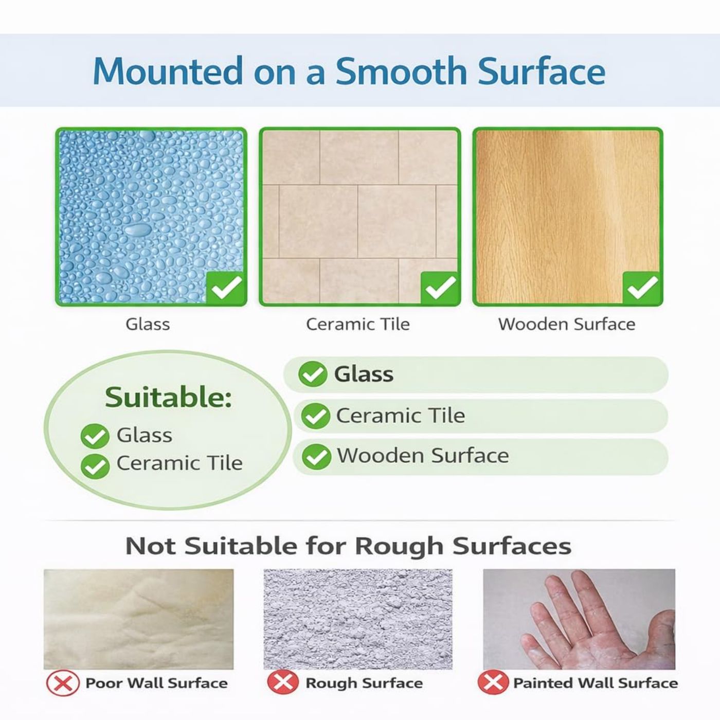 DecorTwist Bathroom Shelf Without Drill | Self Adhesive Wall Organizer | Rust-Proof Metal | Waterproof Rack for Shampoo Soap Toiletries | Kitchen Laundry Storage | 28x9x9 cm (Pack of 2)