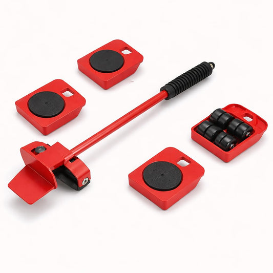 Furniture Lifter & Mover Tool Set with 360° Wheel Pads – Heavy Duty Home Shifting Tool for Sofa, Bed, Fridge & Washing Machine