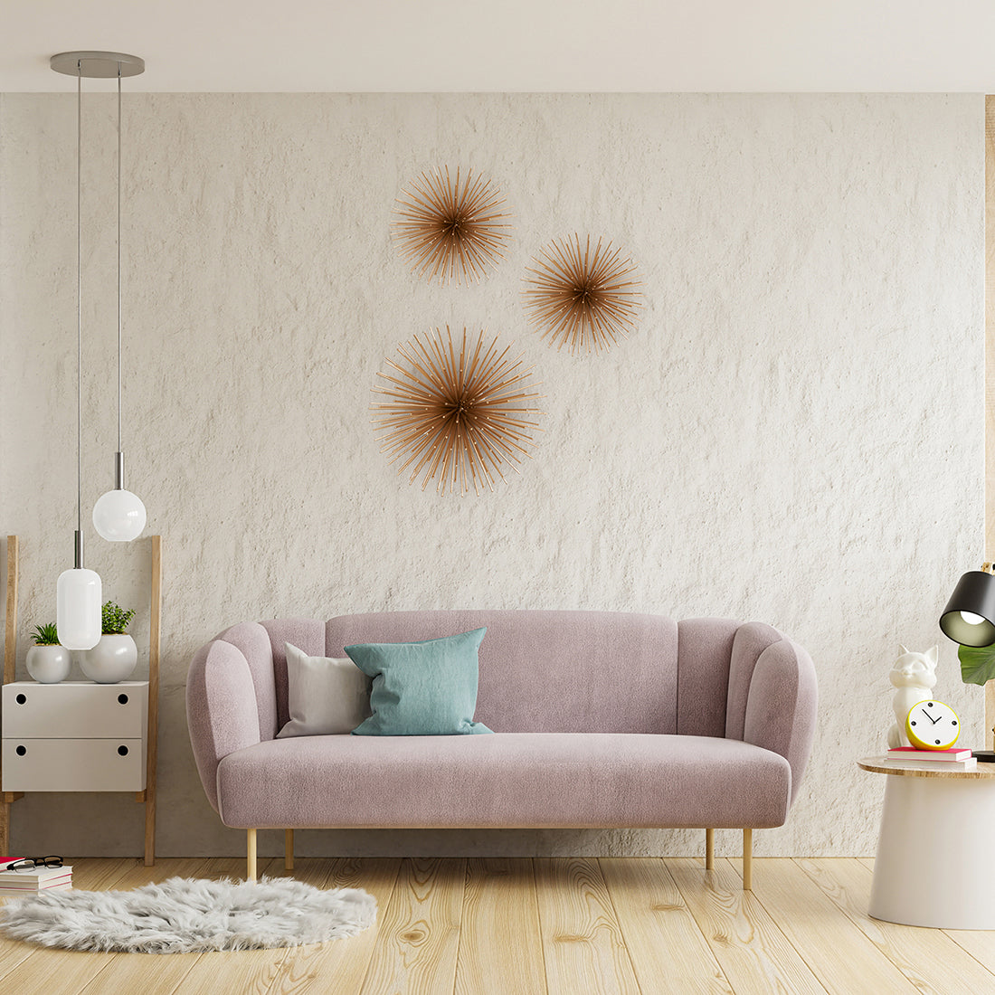 SUNBURST Wall Decor - Gold