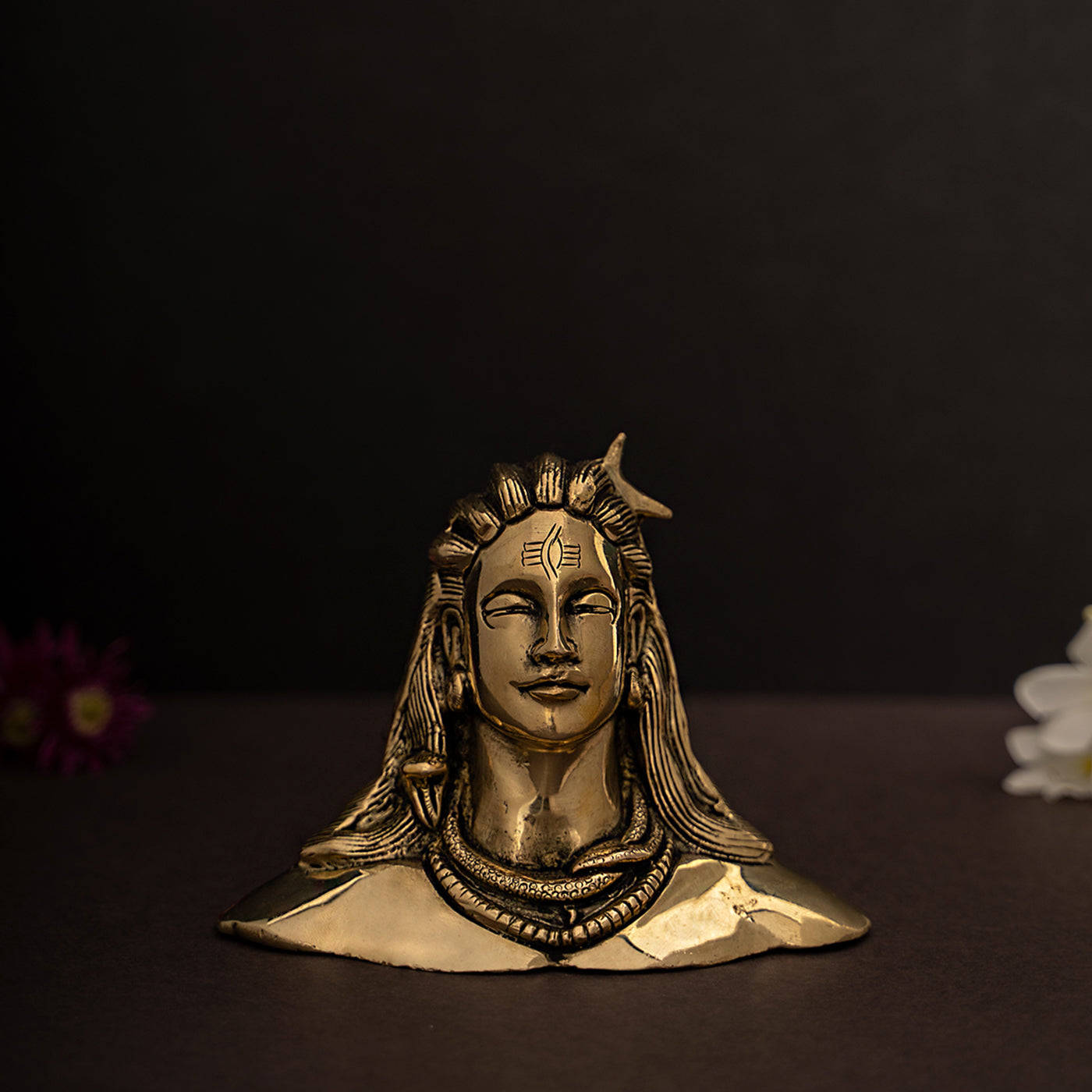 Brass Handmade Adiyogi Mahadeva Shiva Idol/Statue