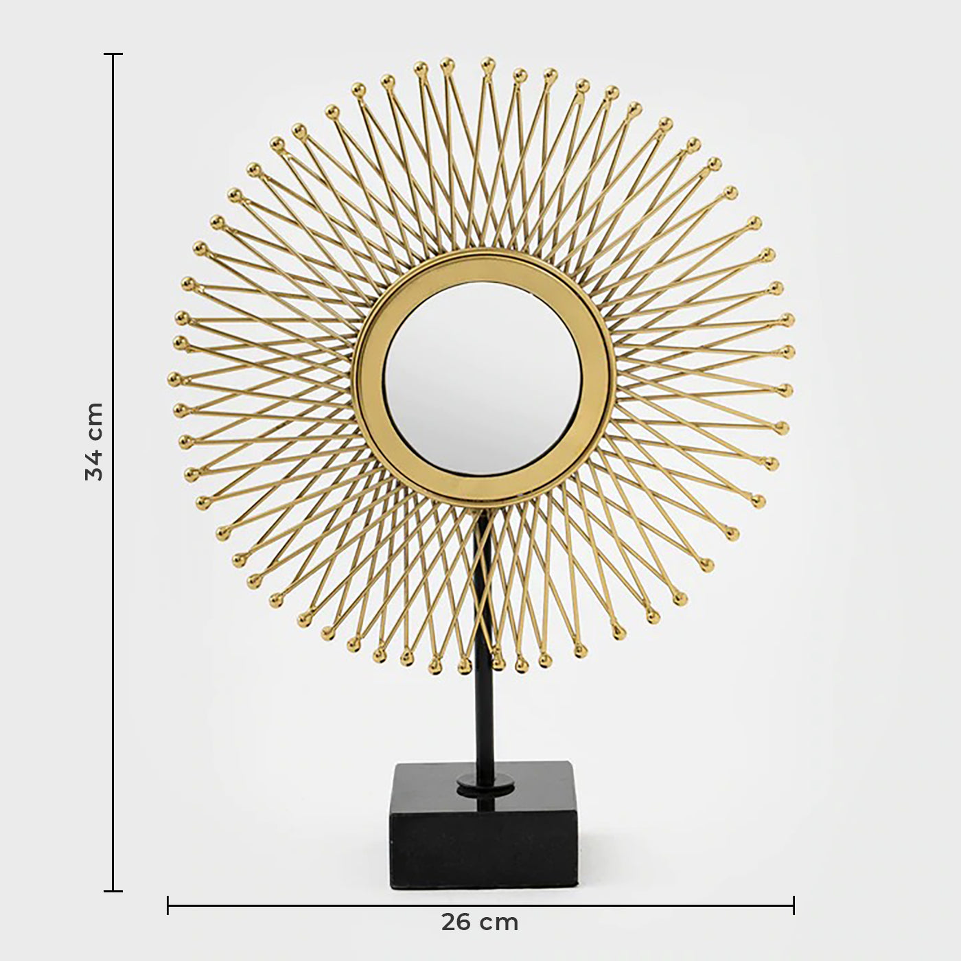 Spike Decor Metal Sculpture