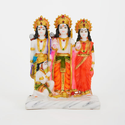Ram Darbar Murti With Ram Lakshman Sita and Hanuman for Home Temple Decor
