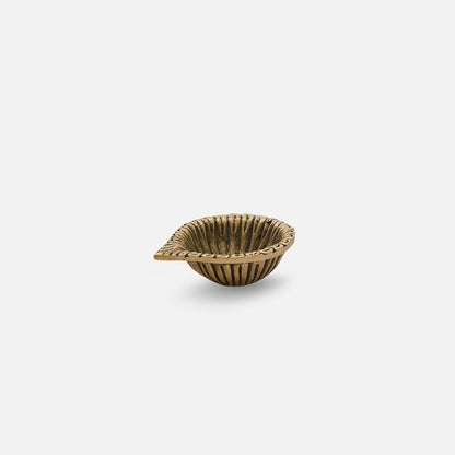 Pure Brass Diya For Home Temple Office Puja ( Set of 2 )