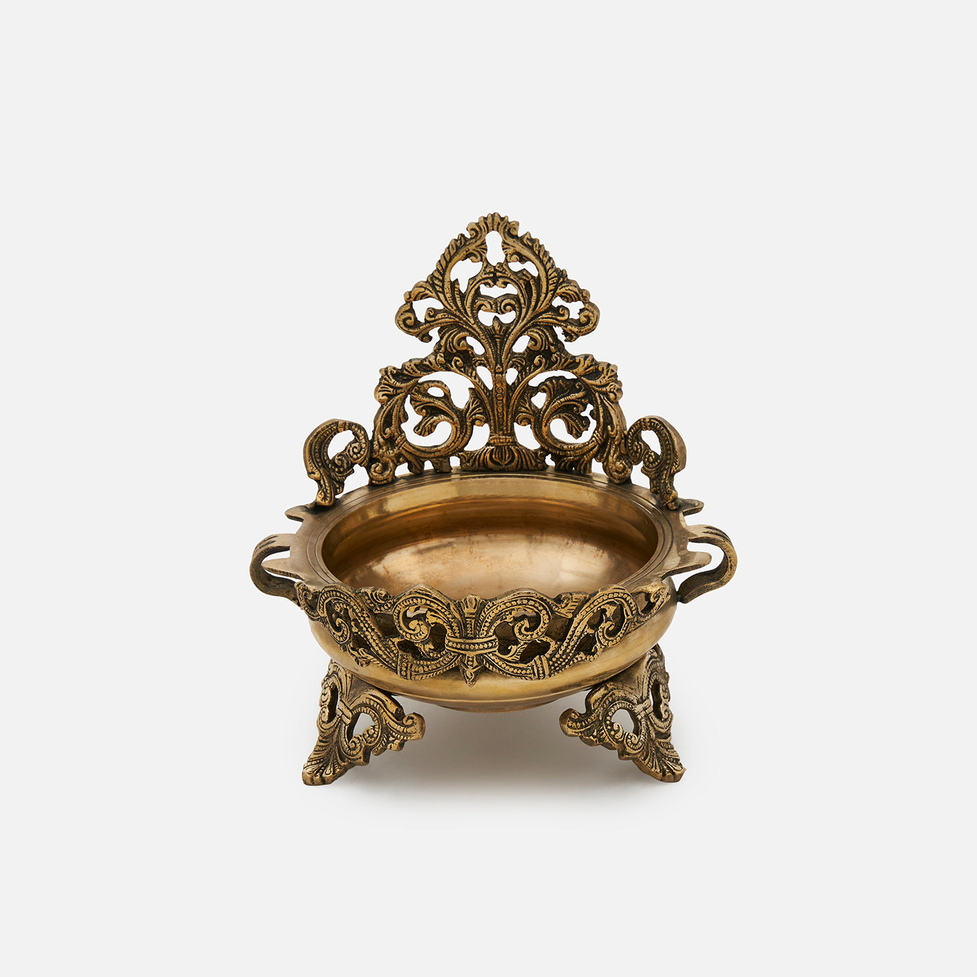 Ethnic Carved Traditional Decorative Brass Urli Bowl