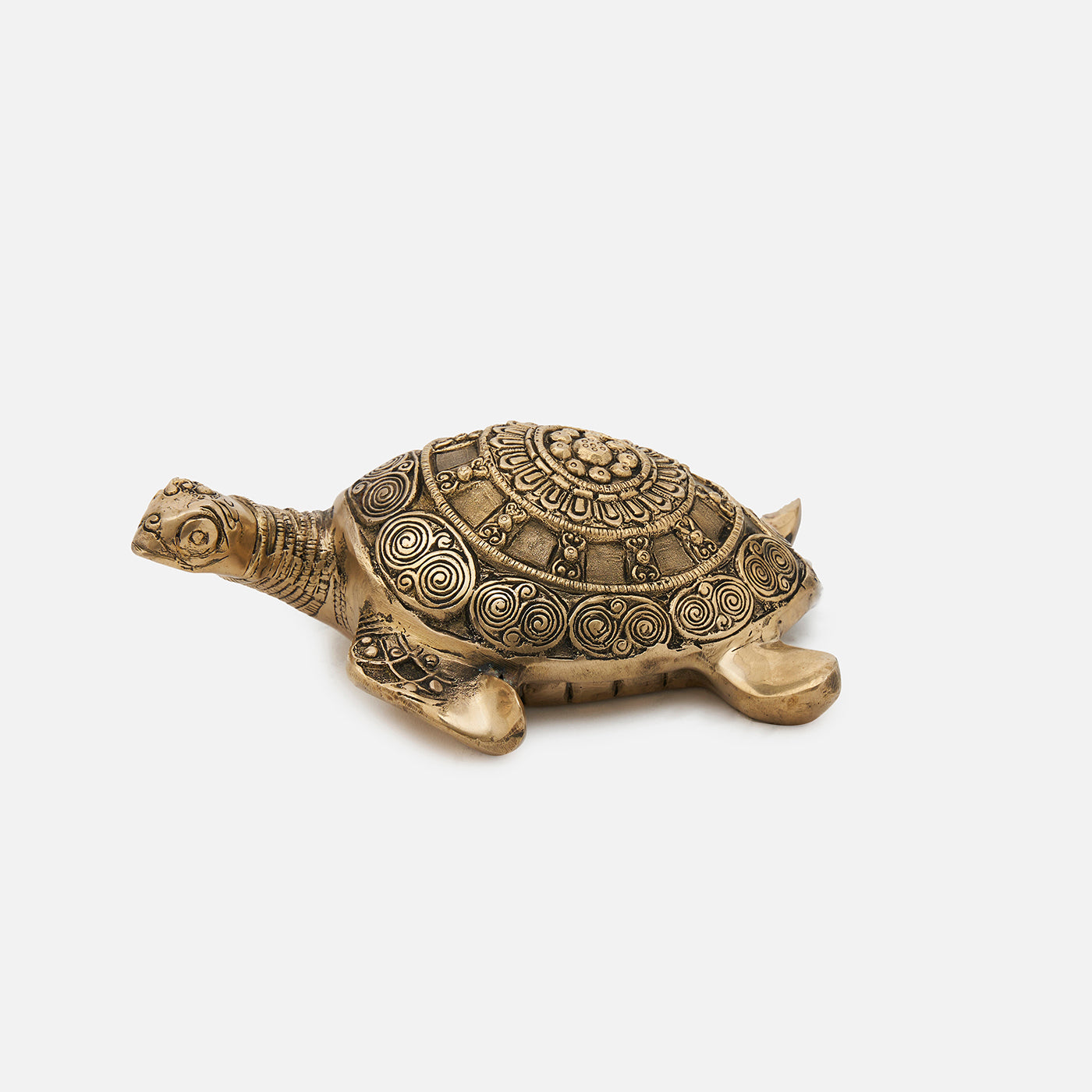 Vastu Decor -Big Brass Tortoise Showpiece for Good Luck, Long Life and Career