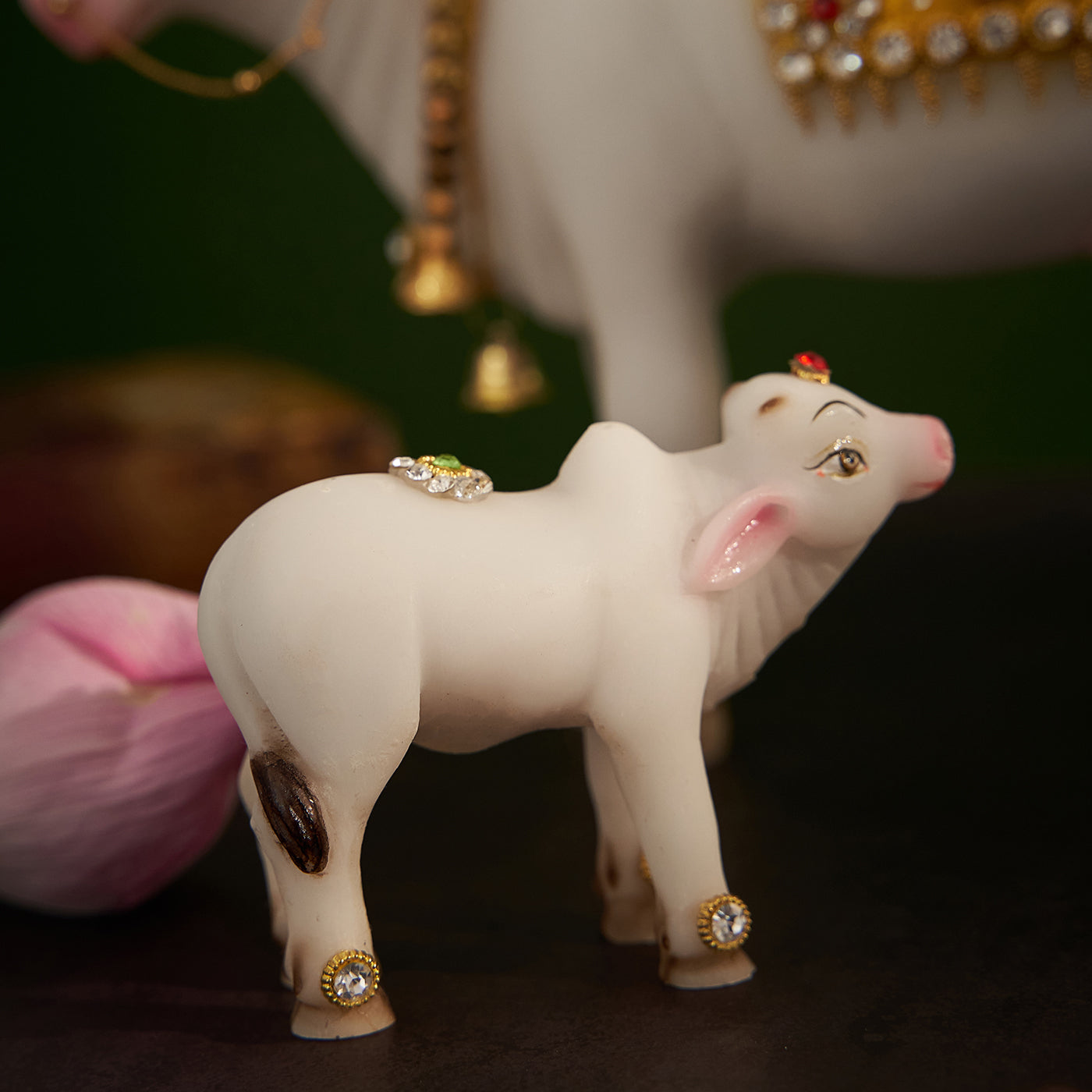 Kamdhenu Cow With Calf Statue