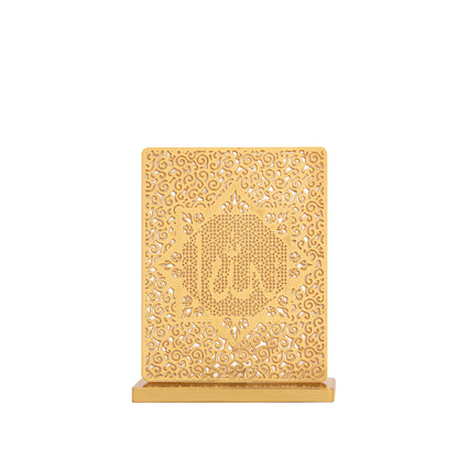 Allah Desk / Car Dashboard Stand in Brass