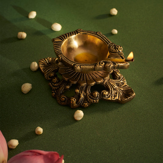 Traditional Brass Pooja Vilakku