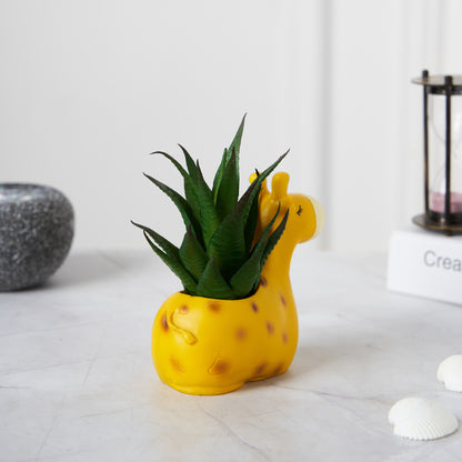 Cute Giraffe Succulent Cactus Flower Planter for Home Garden Office Desktop